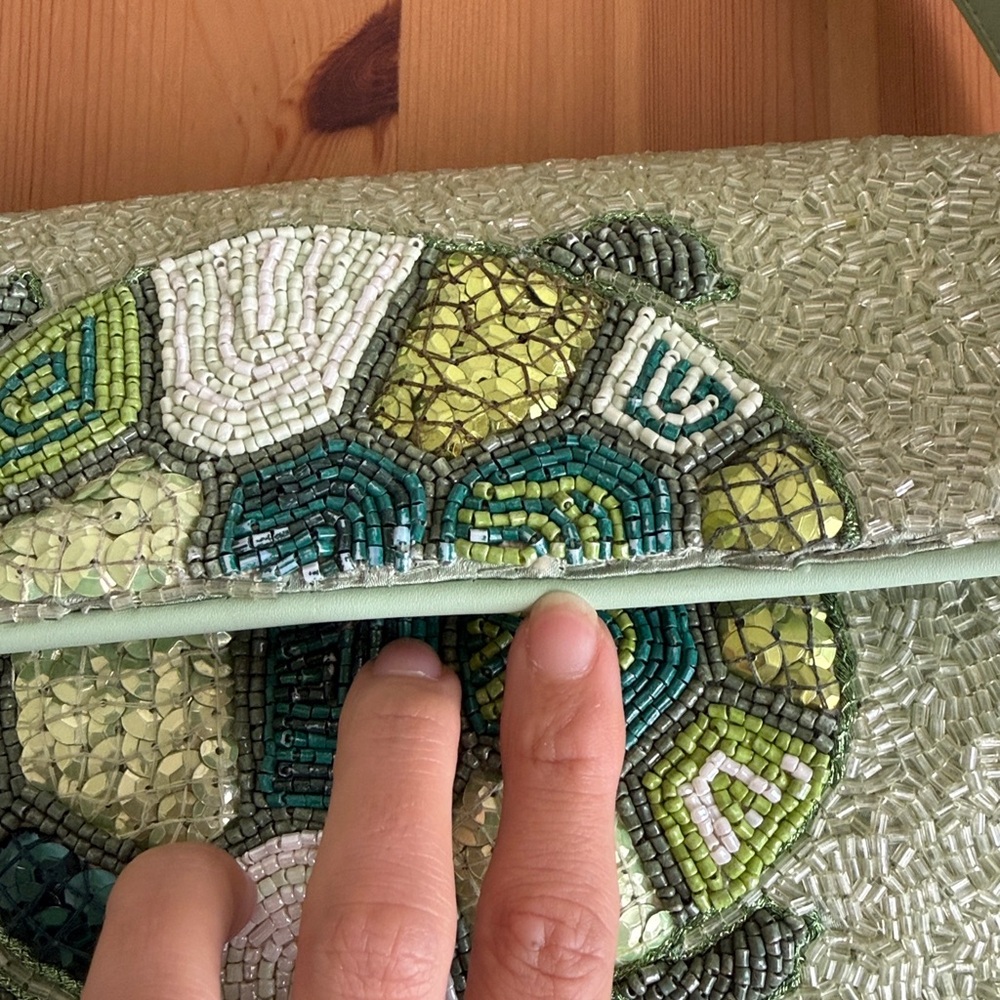 STAUD Tommy Beaded Bag, Baby Turtle - Picture 7 of 16